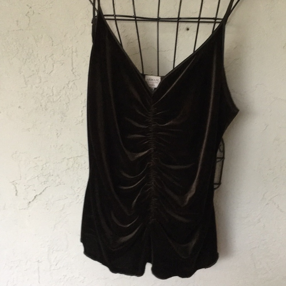 ARMANI RUCHED VELVET UNDERPINNING